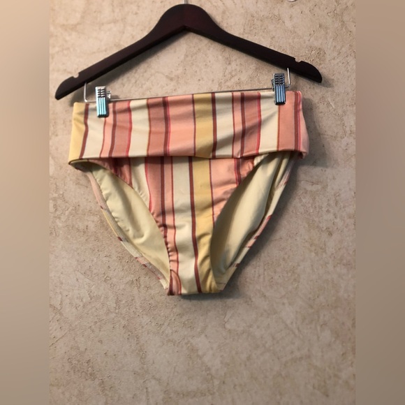 Jets Australia Fira Strip Fold Down Bikini Bottom - Picture 1 of 5